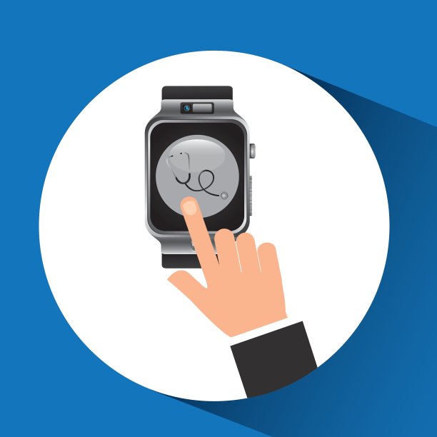 智能手表听诊器健康技术图片下载