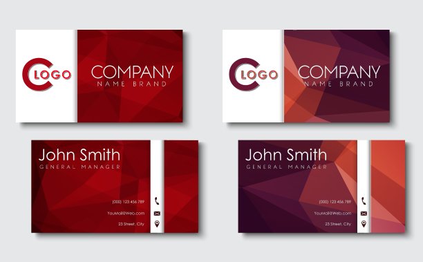 名片模板的样式图片下载