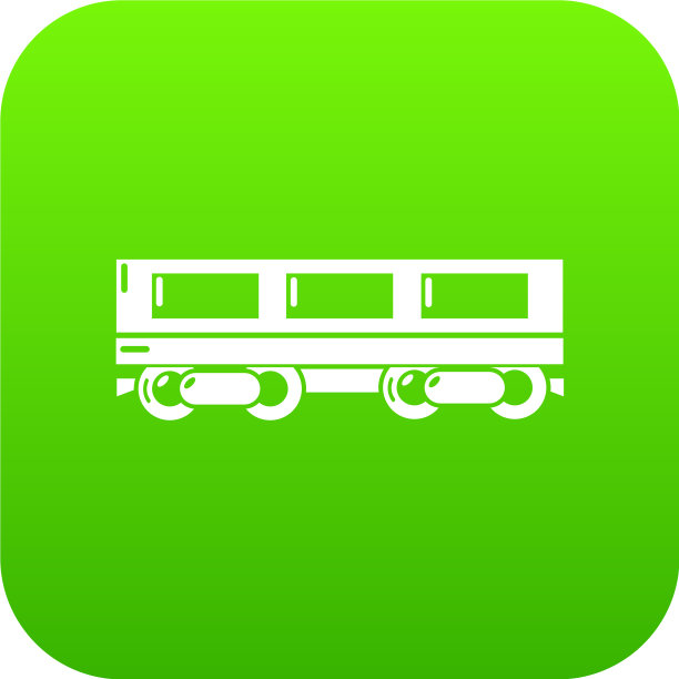 客车绿色图标图片下载