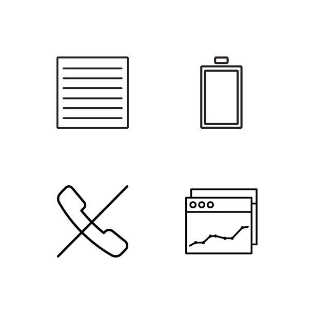 业务简单概述图标集图片下载