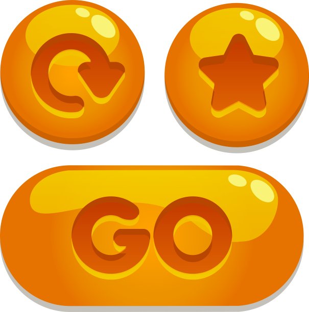 游戏界面的一组按钮图片下载