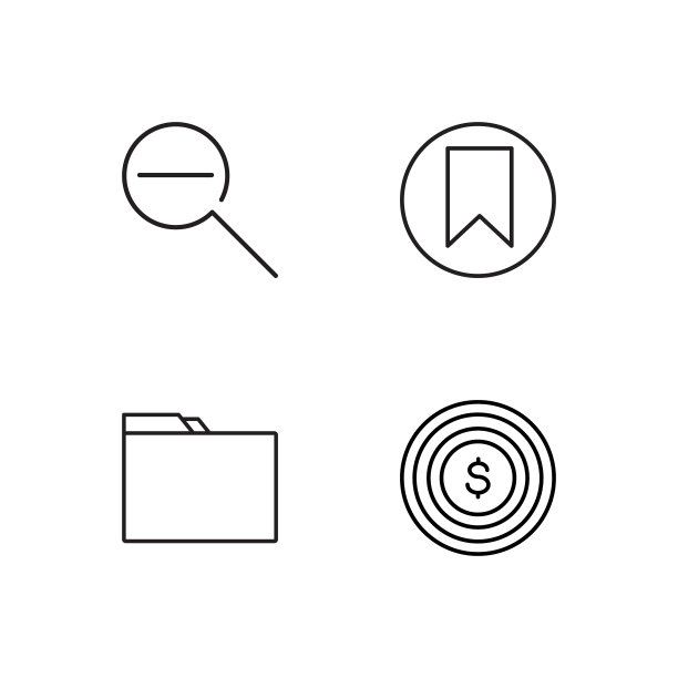 业务简单概述图标集图片下载