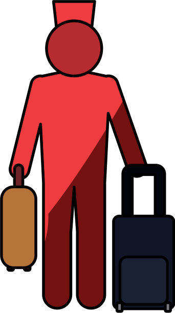 行李员象形图图片下载