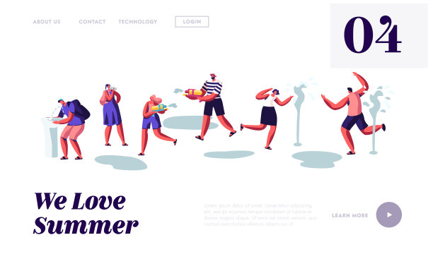 快乐的人们戏水嬉戏图片下载