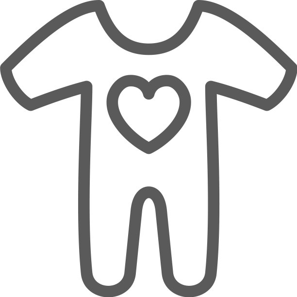 可爱的小爬虫孩子穿线图标图片下载