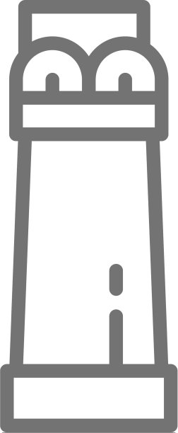 古埃及柱线图标图片下载