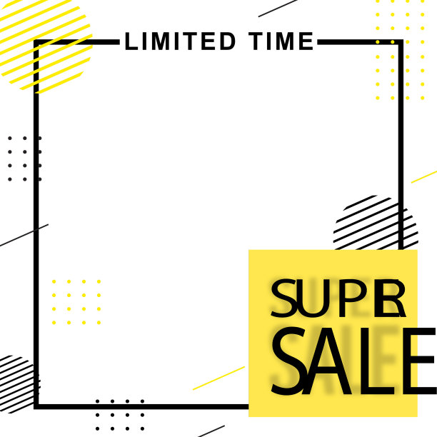 现代销售横幅模板图片下载