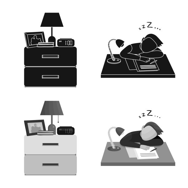 设计了梦和夜的标志集图片下载