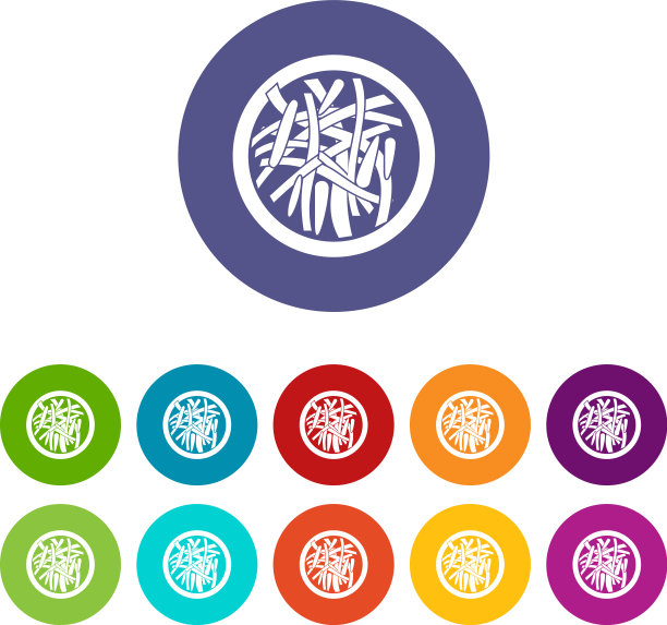 亚洲沙拉图标固定图片下载