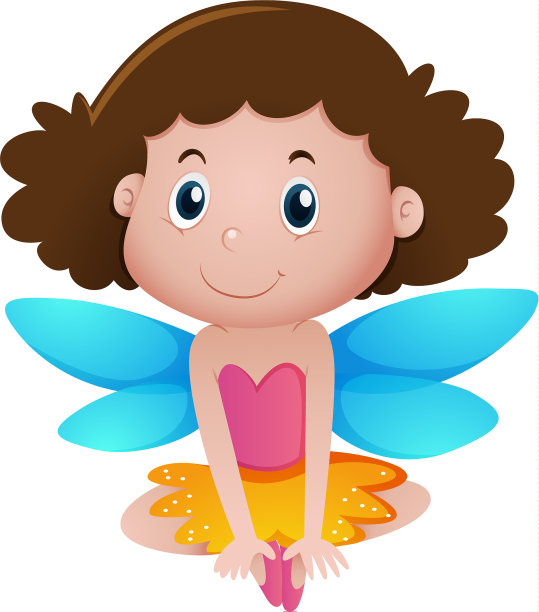 穿着仙女服装的女孩图片下载