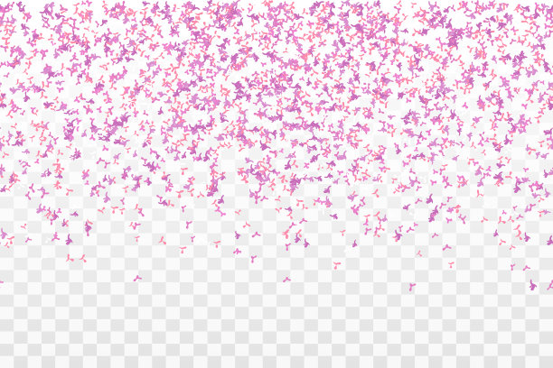 鲜艳的五彩纸屑节日背景图片下载