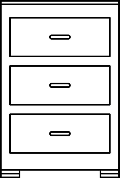 档案家具图标形象图片下载