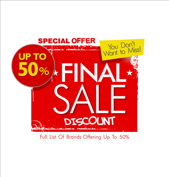 Grunge销售背景复古设计6图片下载