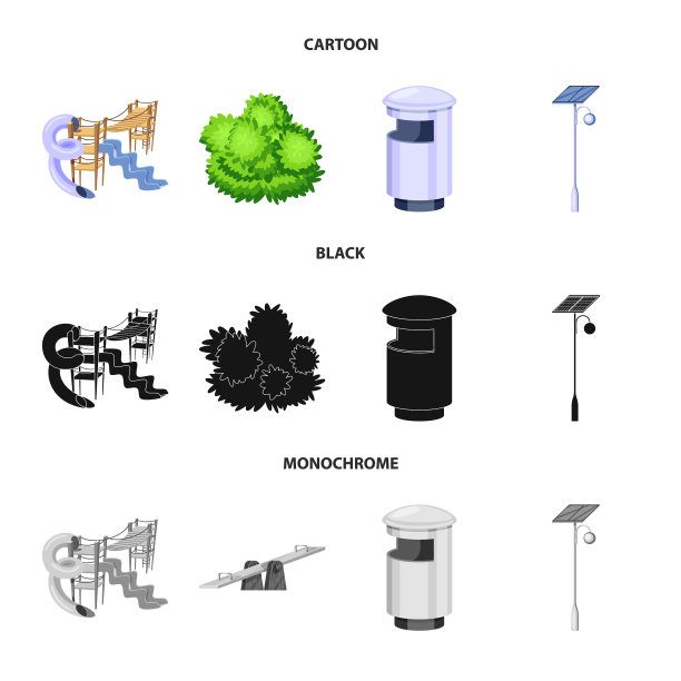 设计的城市和街道标志集图片下载