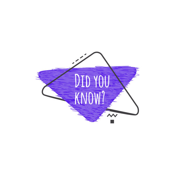 你知道-三角徽章与问题图标图片下载