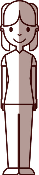 可爱的年轻女孩的化身图片下载