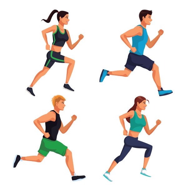 一群人在奔跑图片下载