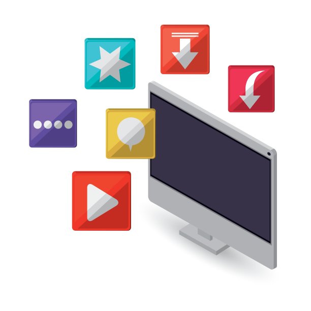 计算机与互联网相关的图标形象图片下载