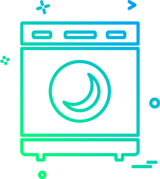 洗衣机图标设计图片下载