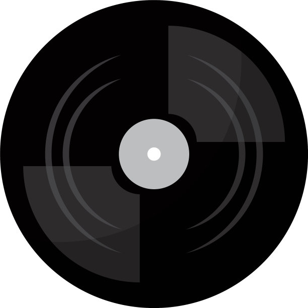黑胶唱片转盘图标图片下载