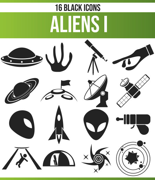 黑色图标设置外星人I图片下载
