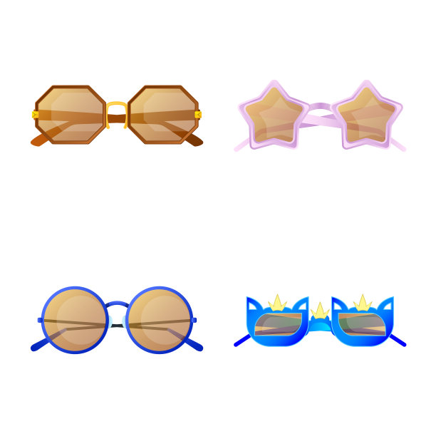 眼镜和太阳镜标志图片下载