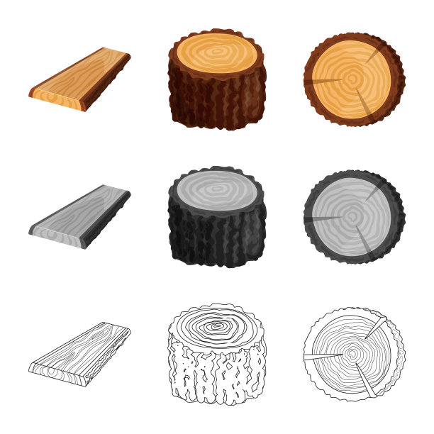 树和原始符号集图片下载