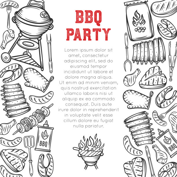 烧烤页面设计图片下载