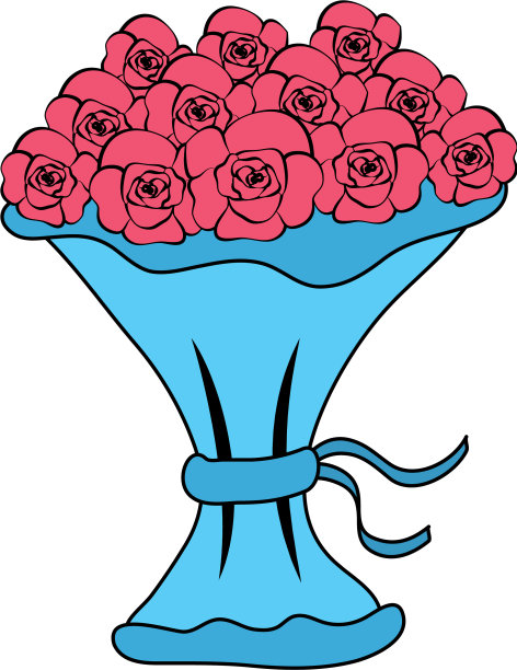 束玫瑰图标图片下载