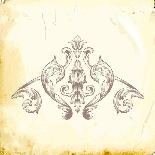 巴洛克复古元素的设计图片下载