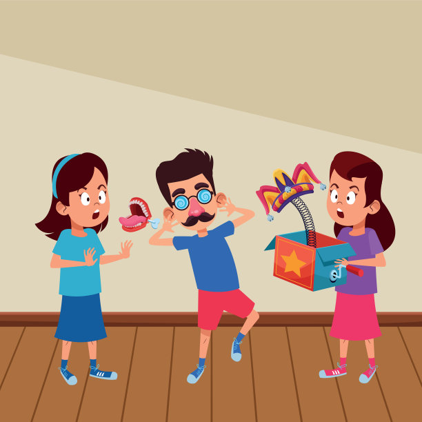 年轻的孩子阿凡达卡通人物图片下载