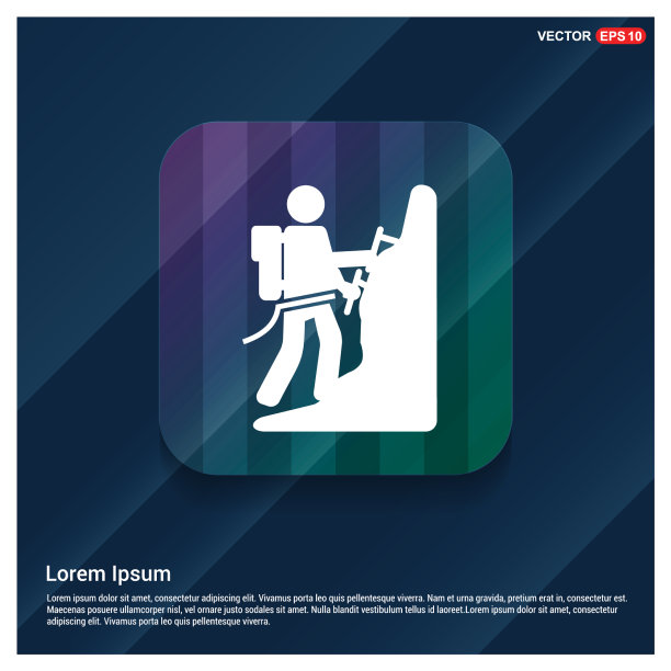 攀岩图标图片下载