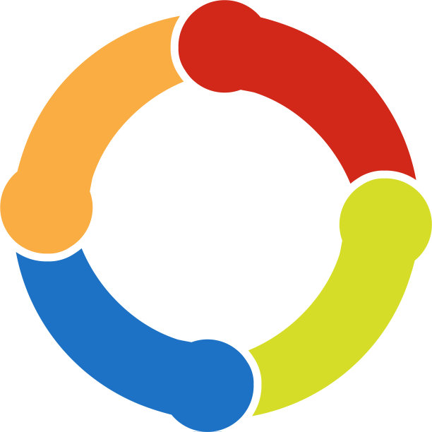 圆形线条logo模板图标图片下载