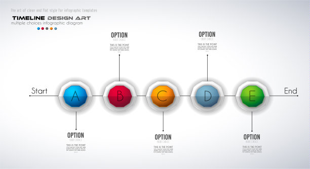 信息图手册模板有很多选择图片下载
