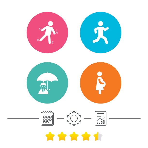 商人用伞作为人类奔跑的象征图片下载