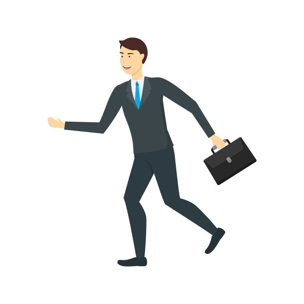 卡通人物商人与图片下载