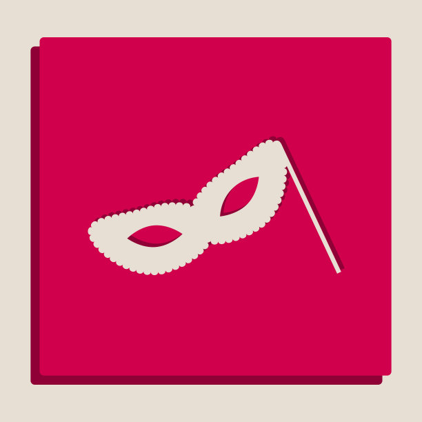 威尼斯狂欢节传统装饰面具标志图片下载