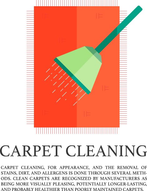 平面地毯清洁概念图片下载