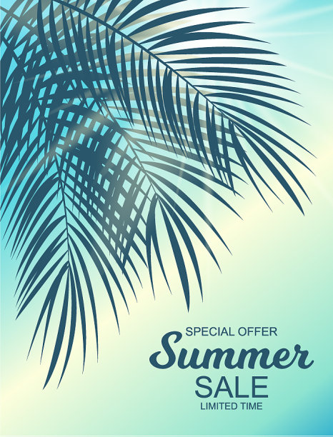 夏季销售背景图片下载