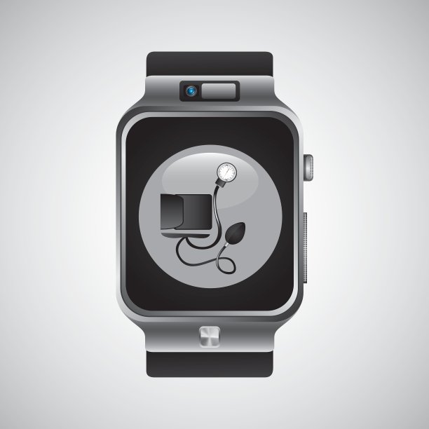 健康血压智能手表佩戴图片下载