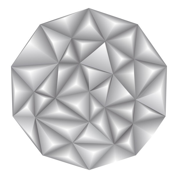 抽象三维几何多边形三角形图案图片下载