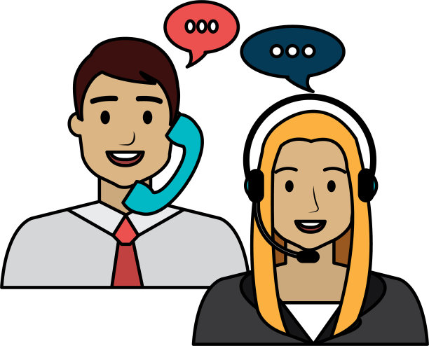 呼叫中心工作人员化身角色图片下载