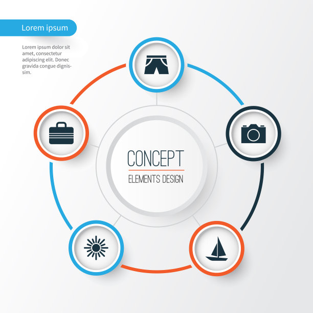 季图标集合行李冶炼图片下载