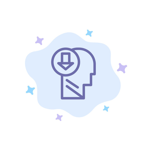 箭头指向人类知识，蓝色图标开启图片下载