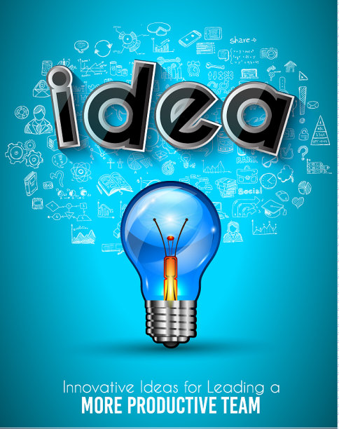 用手选择信息图手册的4个模板图片下载