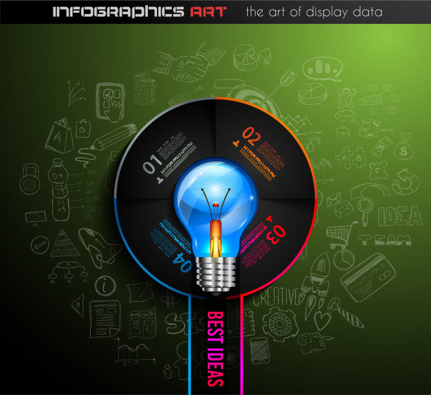 信息图手册模板与手绘图片下载