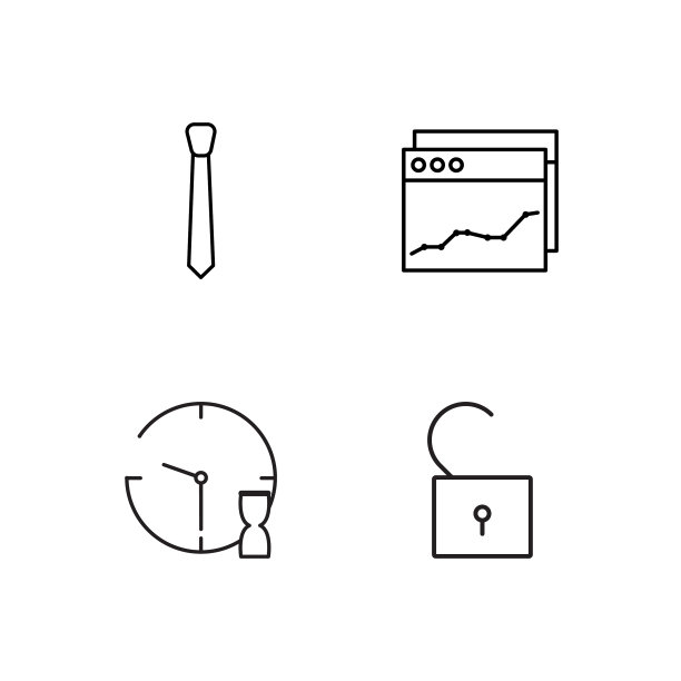 业务简单概述图标集图片下载