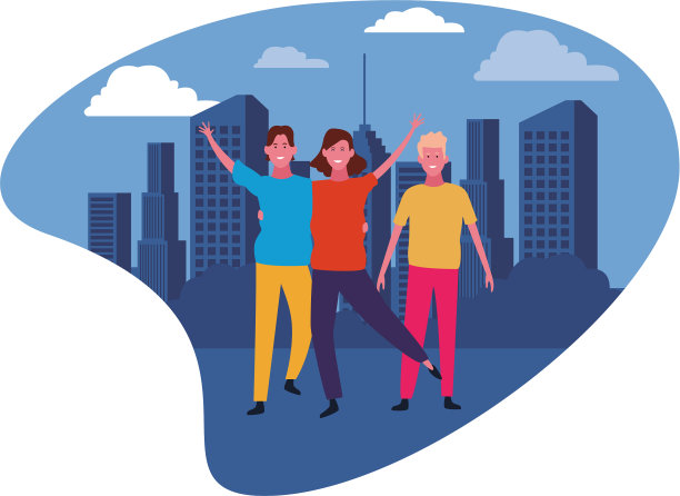 人朋友卡通图片下载