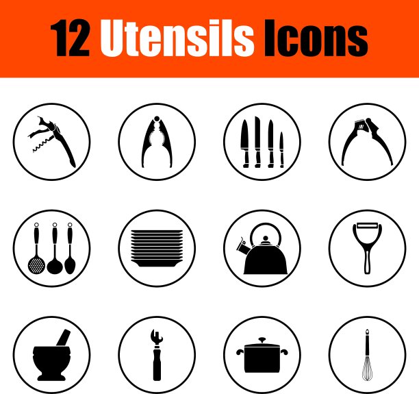 餐具图标设置图片下载