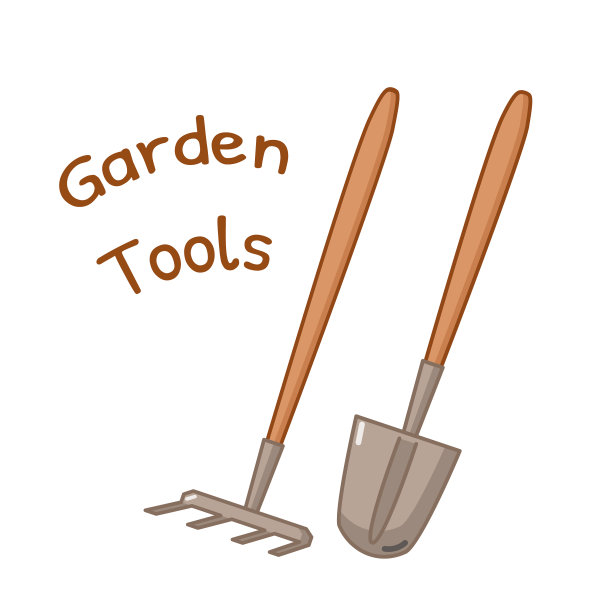 孤立的园艺工具图标图片下载